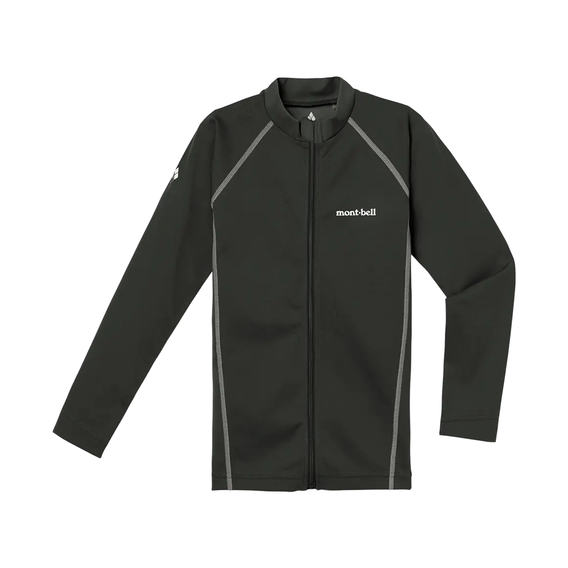1127440 (Kids) Montbell Aqua Body Full Zip Shirt Black