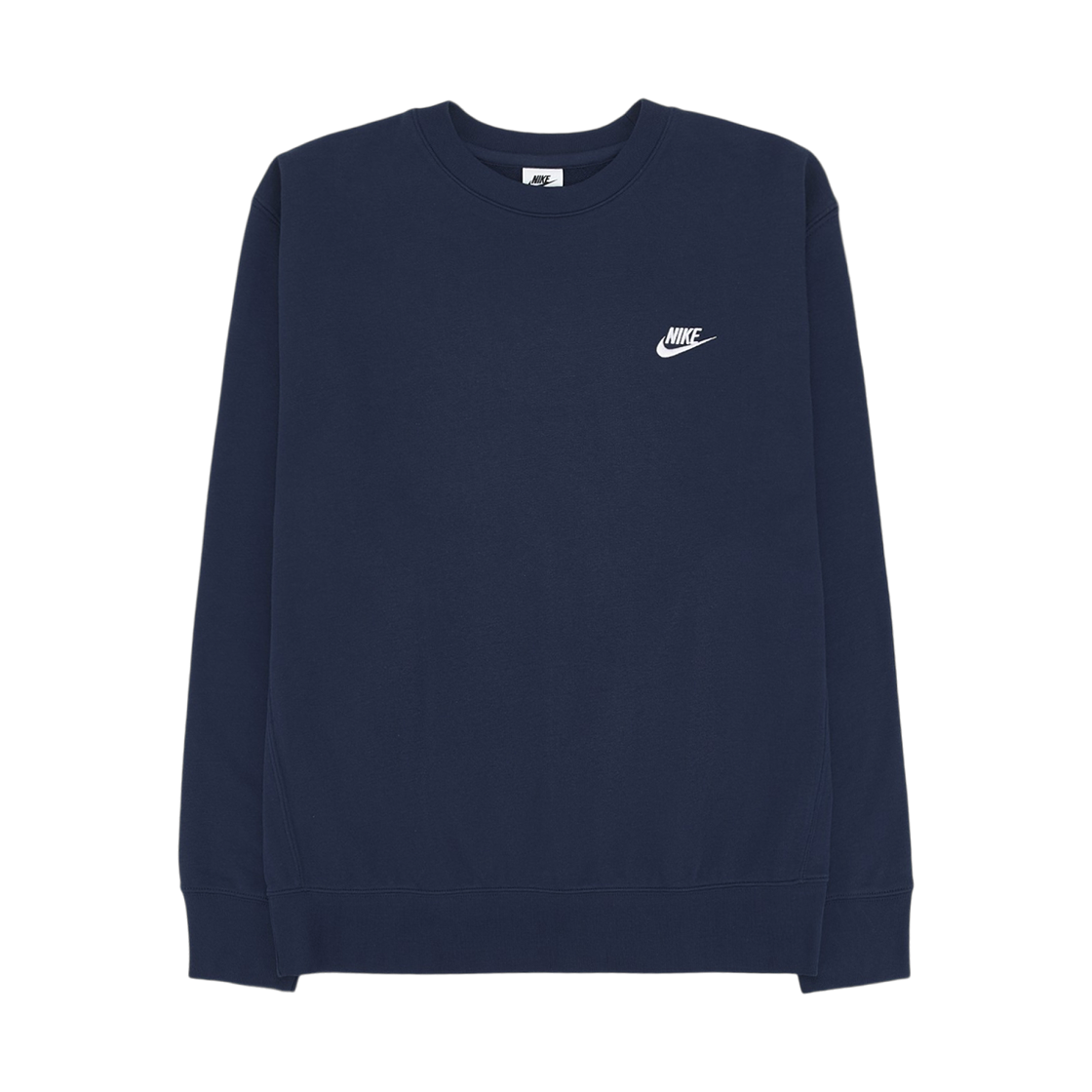 BV2667-410 Nike NSW Club French Terry Crew Sweatshirt Navy - Asia