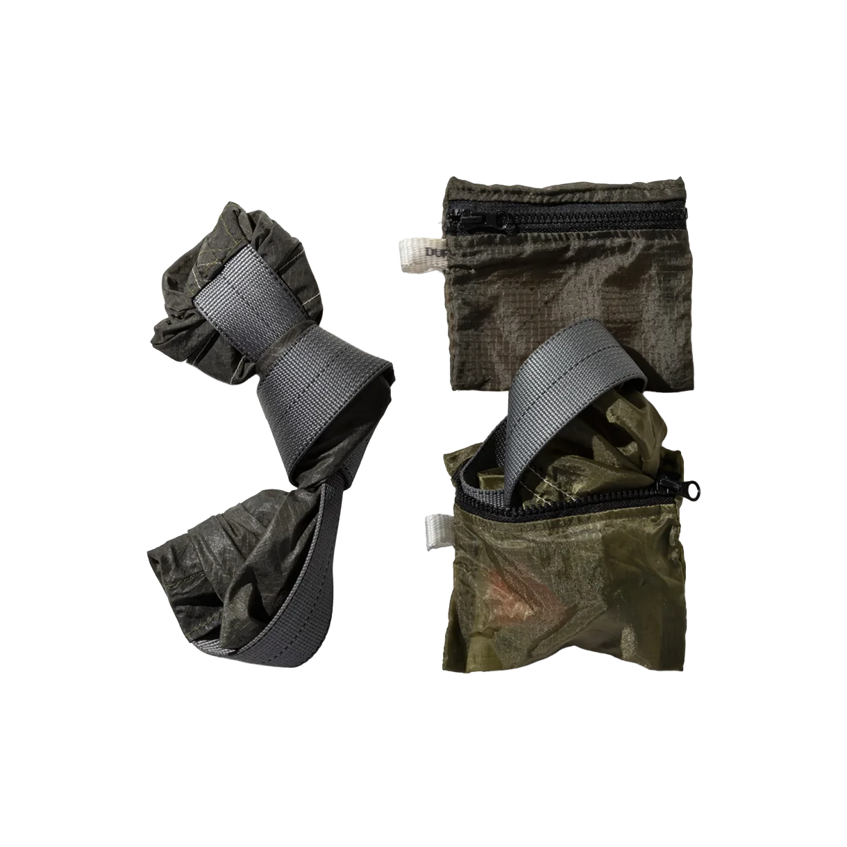 푸에브코 빈티지 파라슈트 라이트 백 올리브 - 26FW(Puebco Vintage Parachute Light Bag Olive - 26FW) - 3