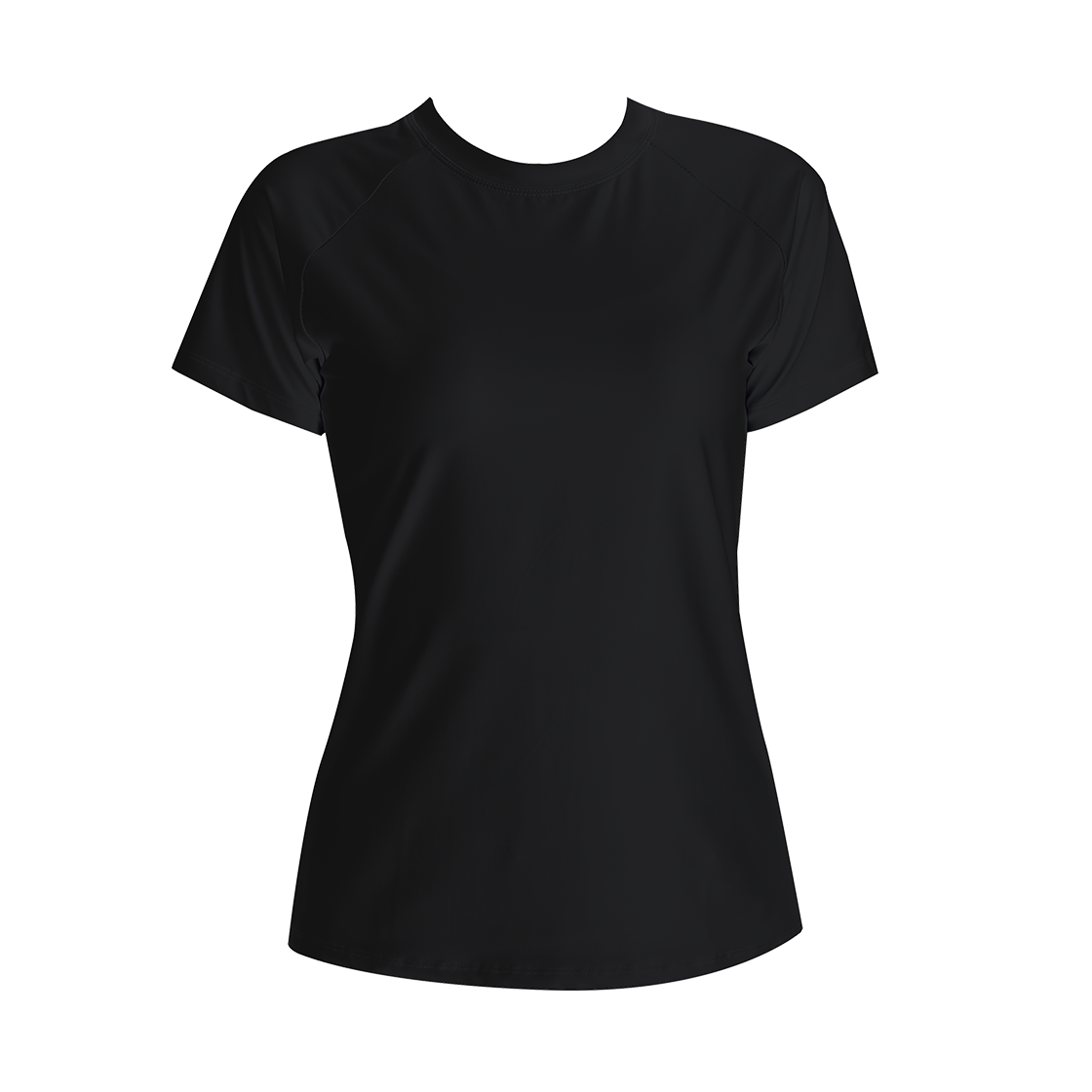 녹족 요가복 에센셜 쿨링 반팔티셔츠 블랙(Nokjok Yoga Wear Essential Cooling Short-Sleeve T-Shirt Black)