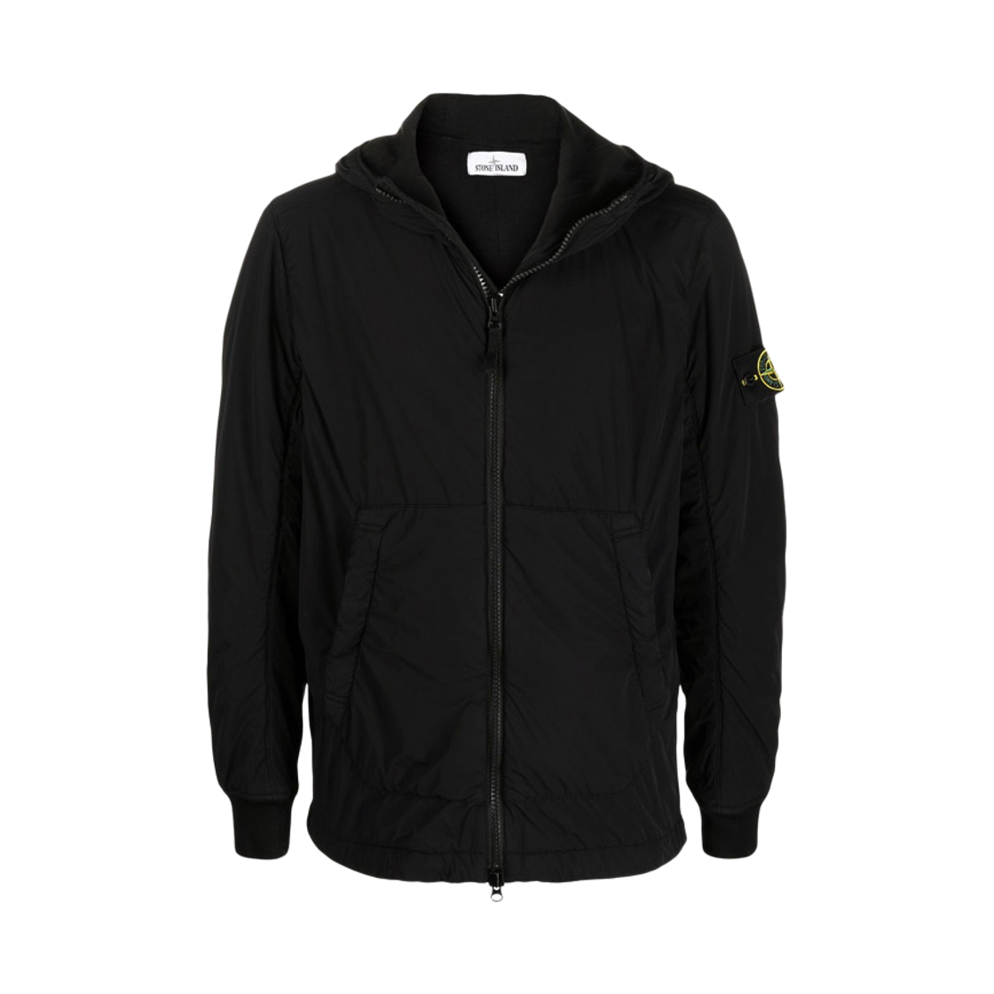 751541928 V0029 [25% 쿠폰] Stone Island 41928 Comfort Tech Composite Polartec Hooded Jacket Black - 21FW