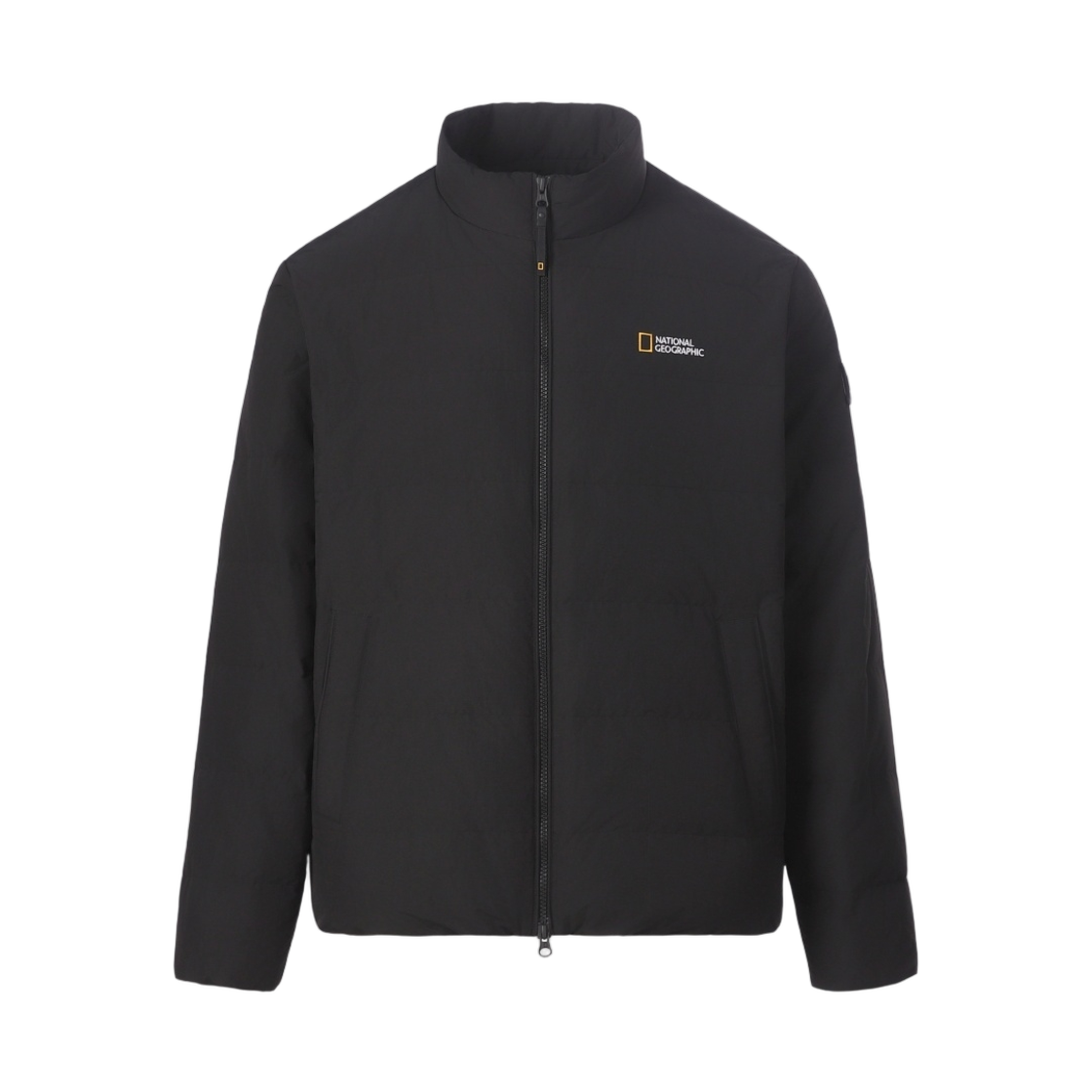 N264UDW922 National Geographic Heron Stand Neck Lightweight Goose Down Jumper Black