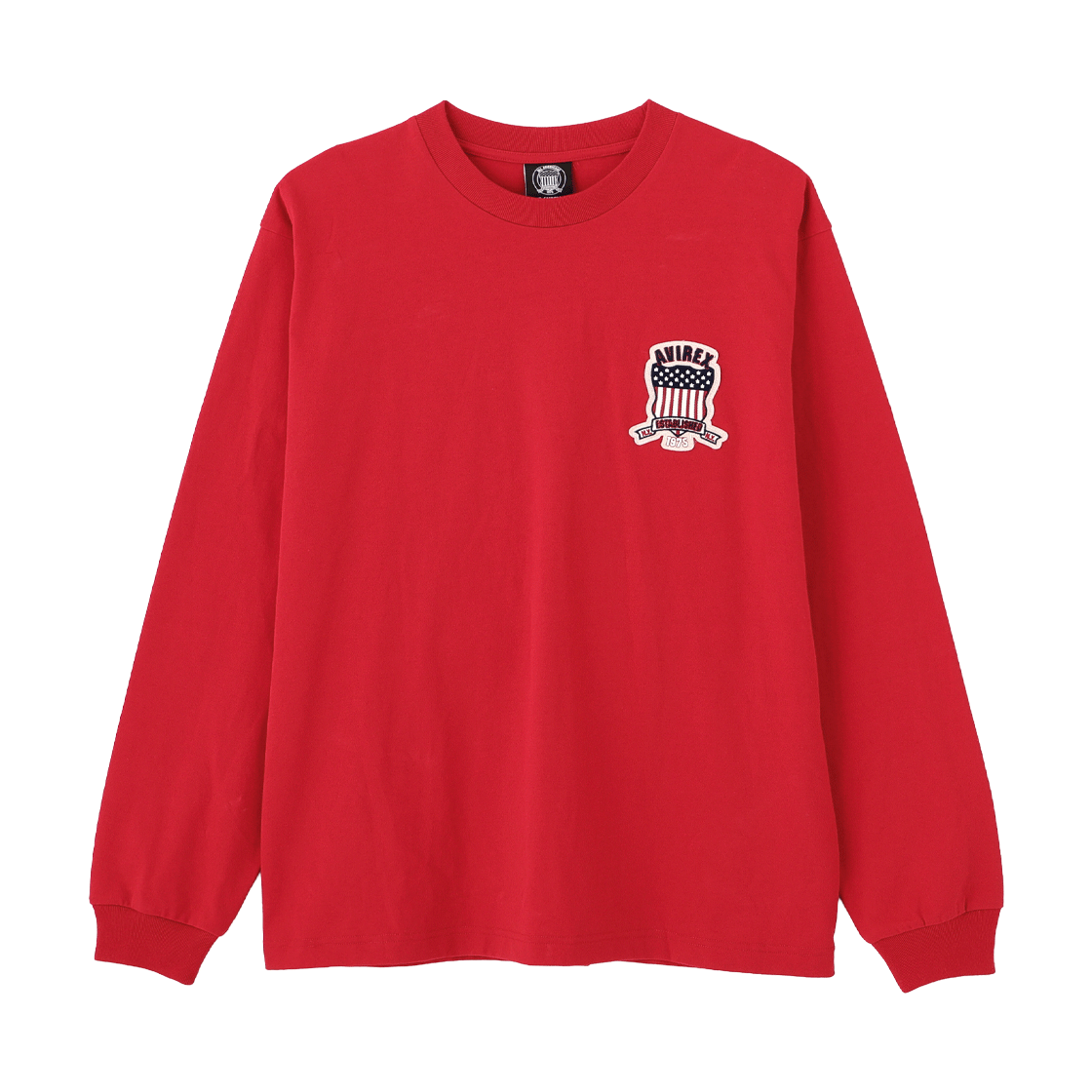 [예약배송] 아비렉스 롱 슬리브 시그니처 바시티 로고 티 레드([예약배송] Avirex Long Sleeve Signature Varsity Logo Tee Red) - 2