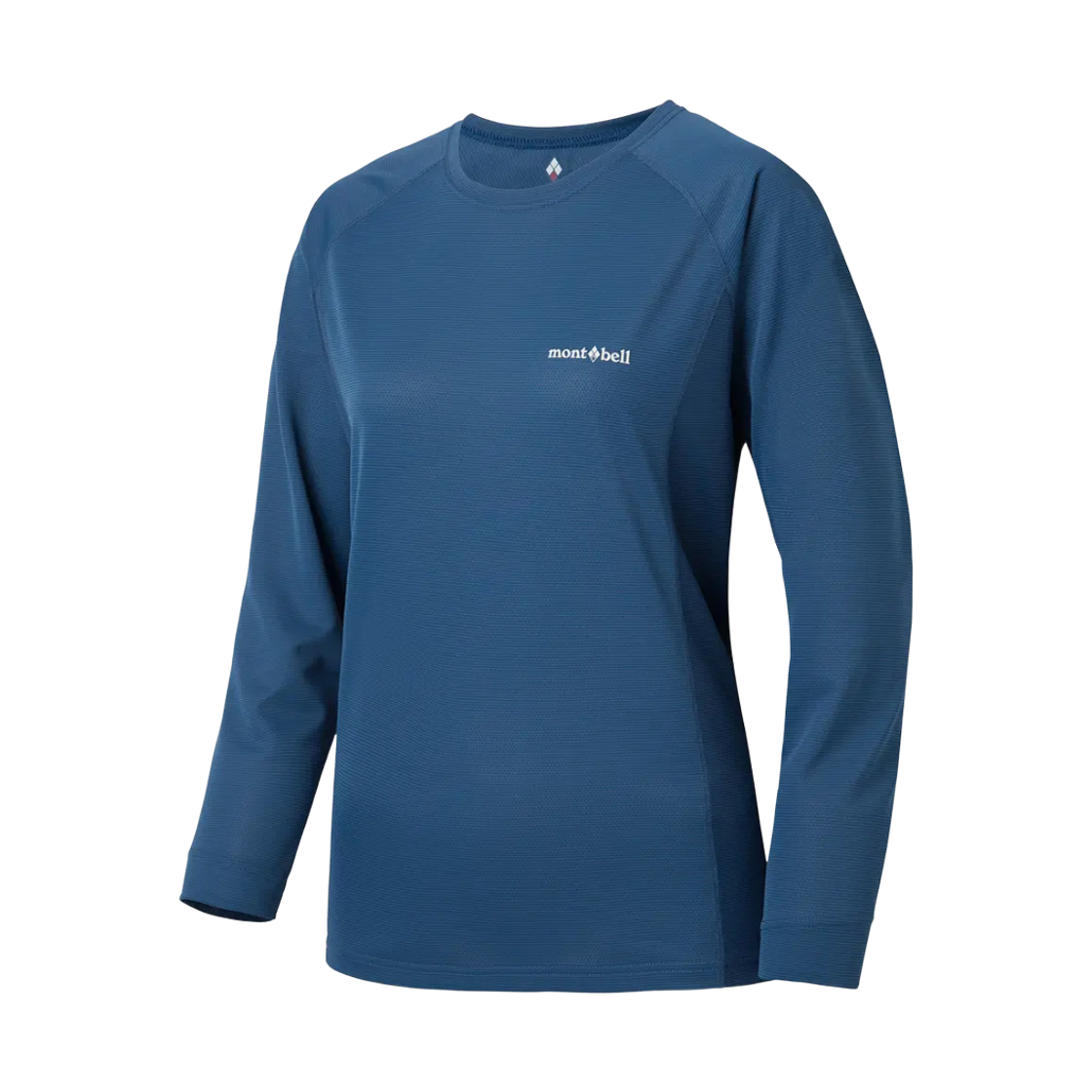 1114630 (W) Montbell Cool Long Sleeve T-Shirt Navy