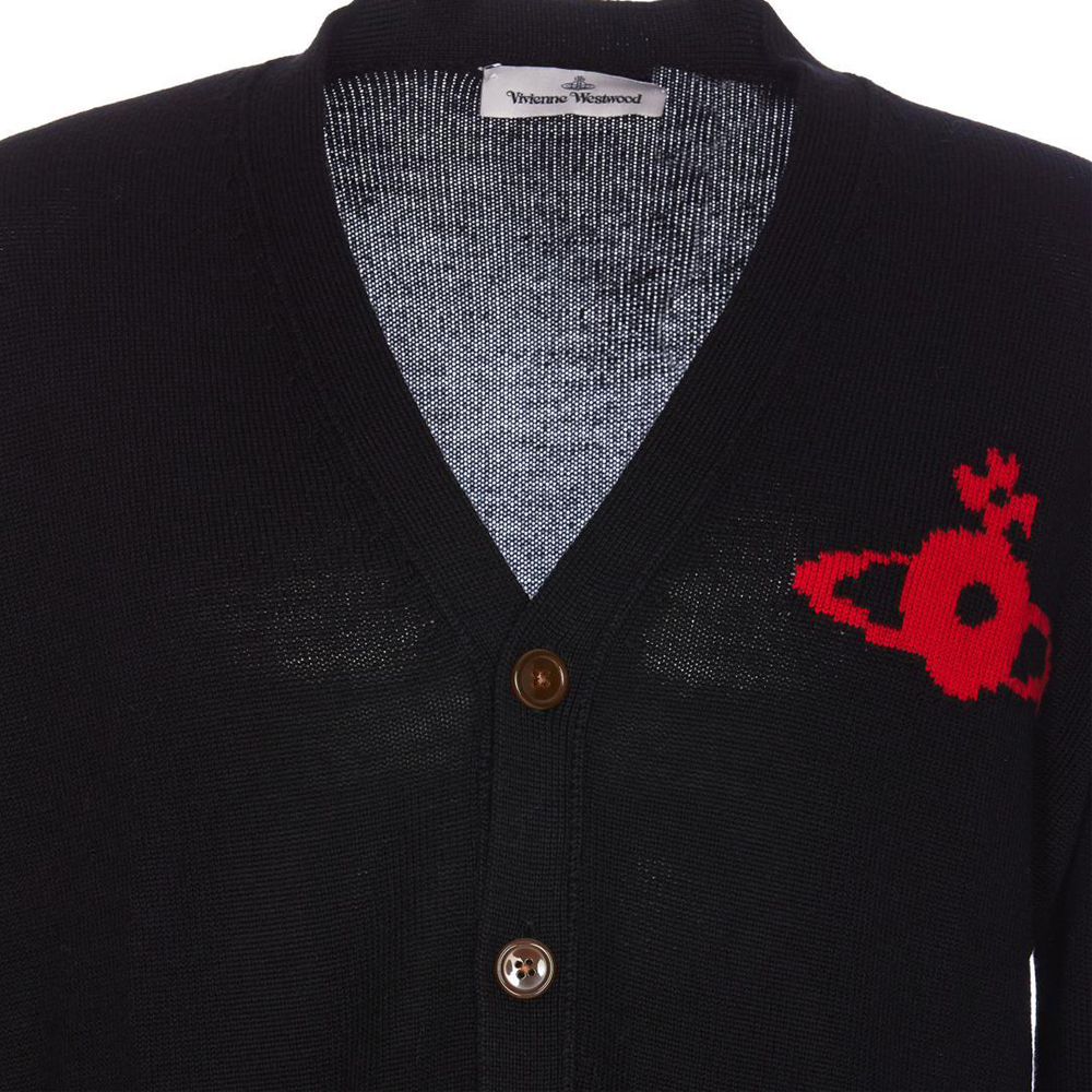 [25% 쿠폰] 비비안 웨스트우드 ORB 로고 알렉스 가디건 - 24FW([25% 쿠폰] Vivienne Westwood ORB Logo Alex Cardigan - 24FW) - 4