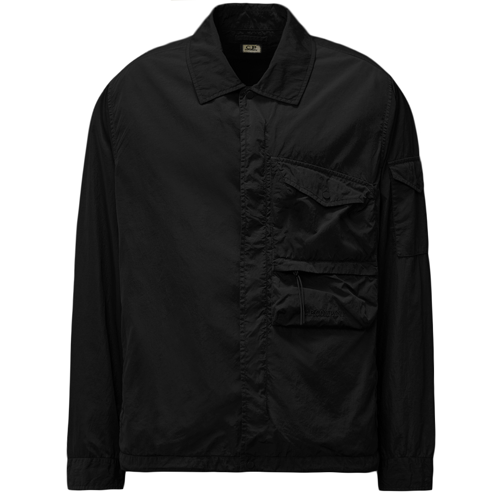 [25% 쿠폰] C.P. 컴퍼니 크롬R 셔츠자켓 블랙 - 24FW([25% 쿠폰] C.P. Company Chrome-R Shirt Jacket Black - 24FW) - 2