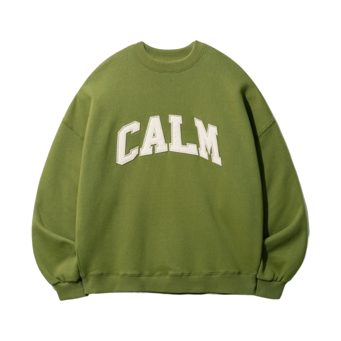 OYMT2401_olive_29 JEMUT Embo Napping Sweatshirts Olive OYMT2401