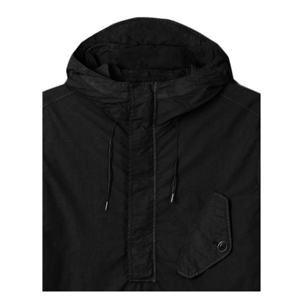 [25% 쿠폰] C.P. 컴퍼니 플랫 나일론 후드 아노락 블랙 - 23FW([25% 쿠폰] C.P. Company Flatt Nylon Hooded Anorak Black - 23FW) - 4
