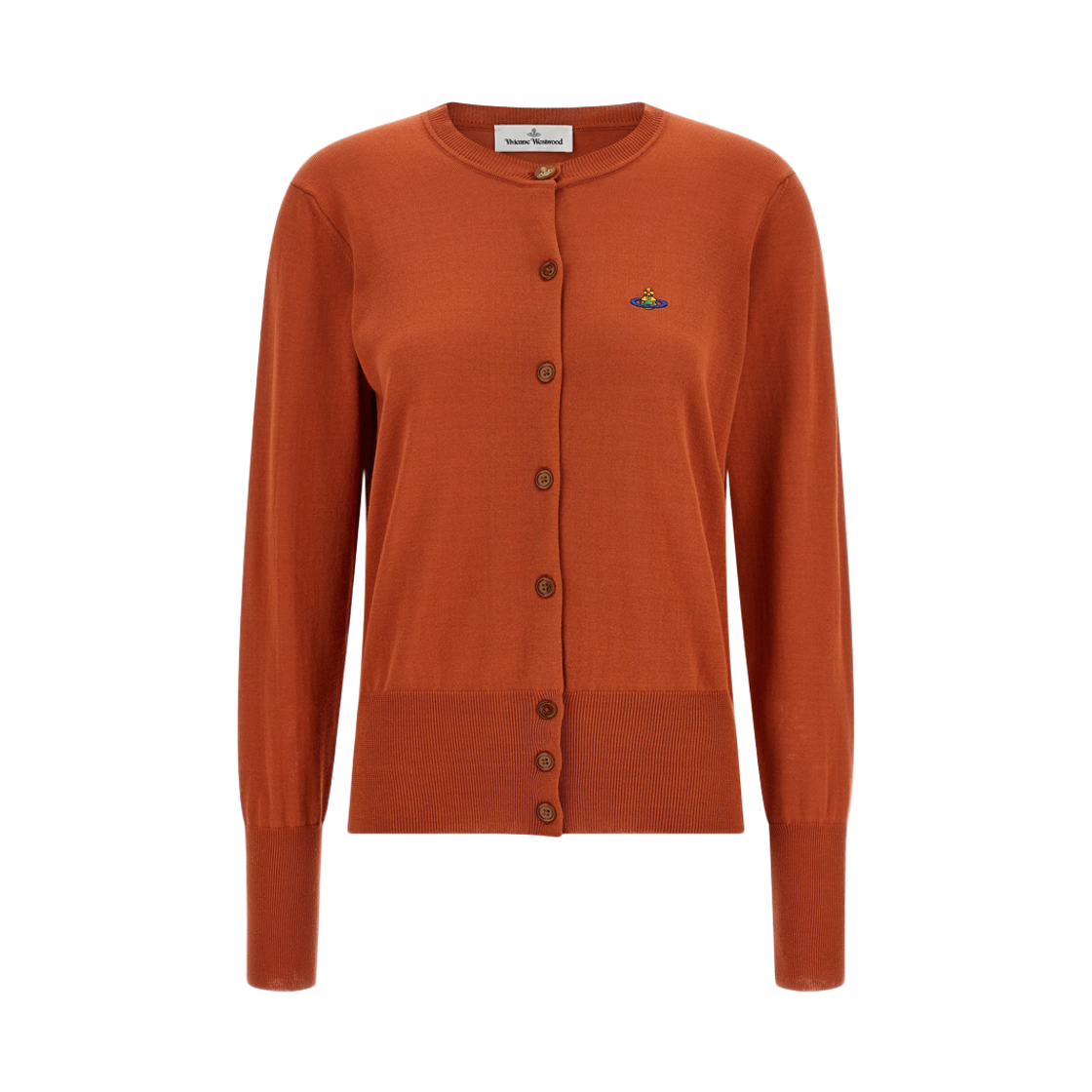 1803002P Y003F C409 [25% 쿠폰] Vivienne Westwood ORB Embroidery Logo Bea Cardigan Terrarosa - 26SS