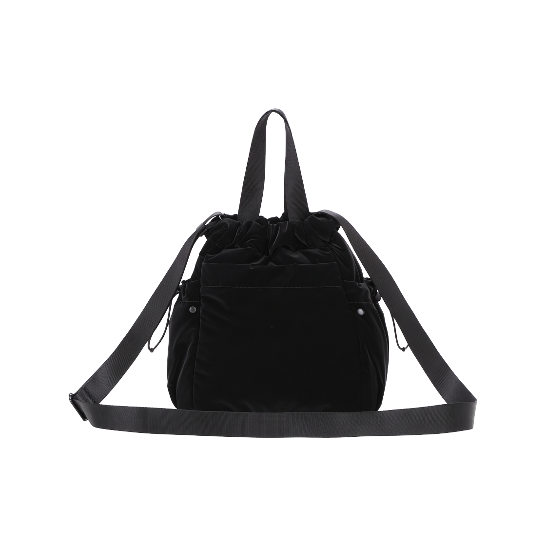 NN2PS56J The North Face White Label Bonney Bucket Bag Mini Pd Matt Black - 26FW