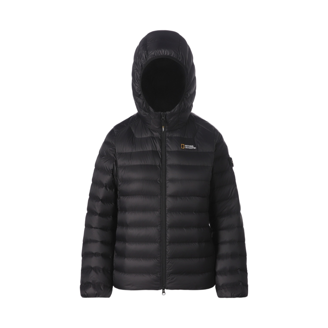 N264WDW910 (W) National Geographic Lightpack Lightweight Hooded Duck Down Jumper Black