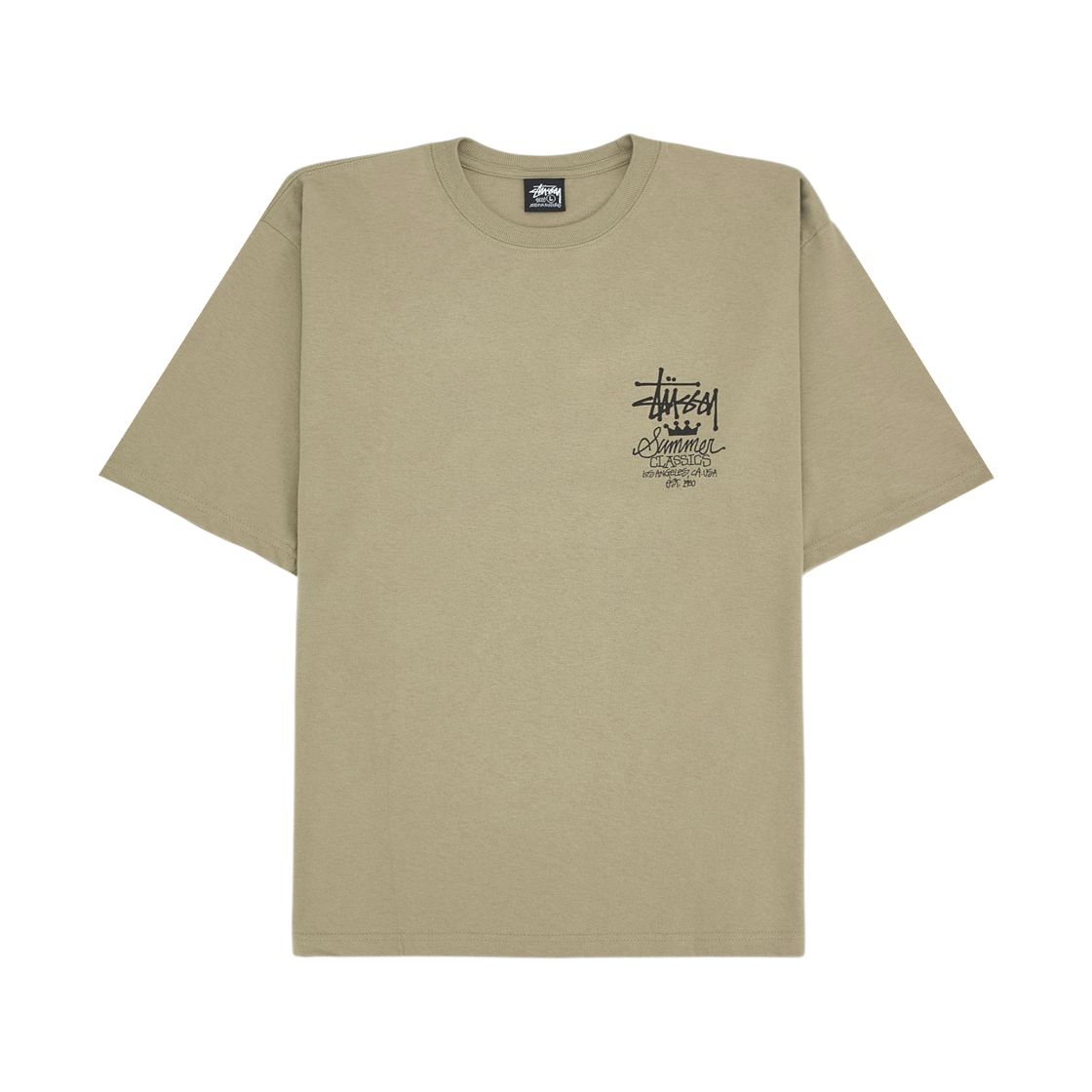 스투시 썸머 클래식 티셔츠 카키(Stussy Summer Classics T-Shirt Khaki) - 2