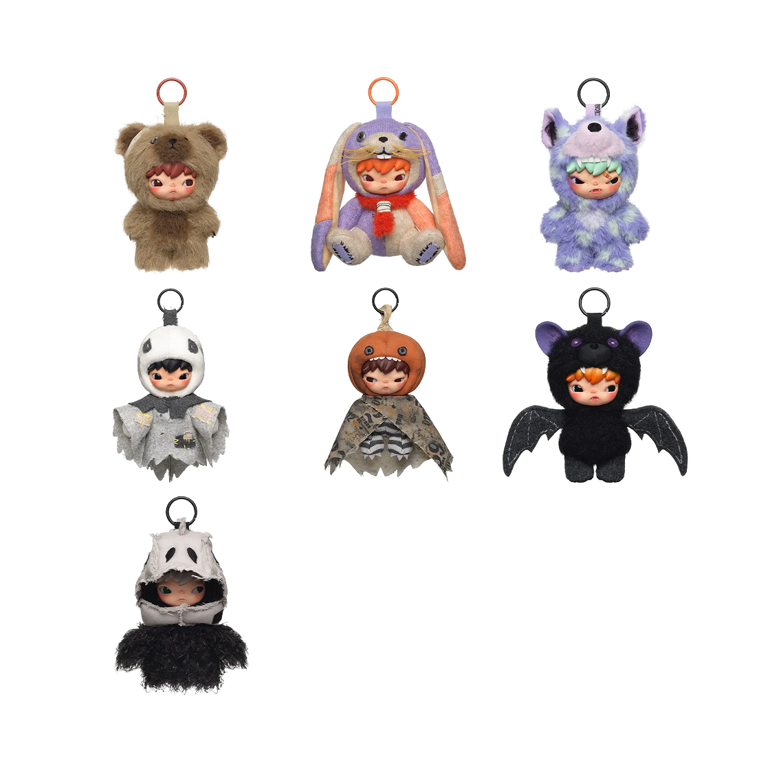 팝마트 히로노 애프터 다크 시리즈 인형 키링 미개봉 랜덤박스 (1개입)(Pop Mart Hirono After Dark Series Plush Doll Pendant Sealed Case (1 Blind Box)) - 2