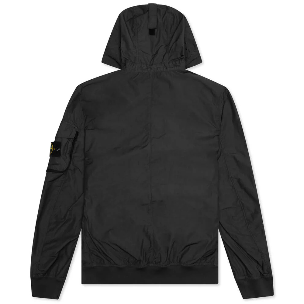 [25% 쿠폰] 스톤 아일랜드 40632 나슬란 라이트 와트로 후드 블루종 블랙 - 22SS([25% 쿠폰] Stone Island 40632 Naslan Light Watro Hooded Blouson Black - 22SS) - 3