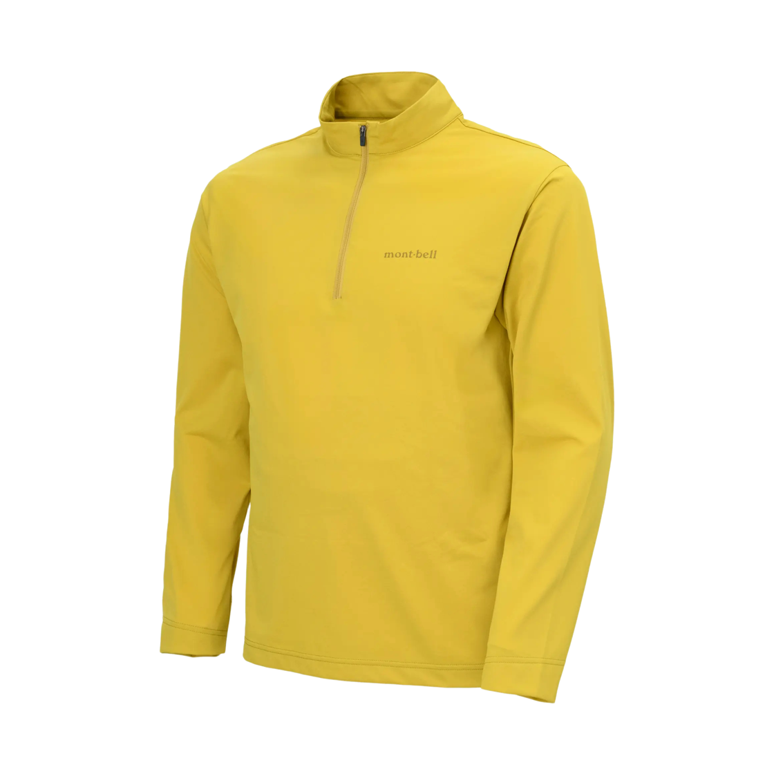 1114932 Montbell Wickron UV-Tect Long Sleeve Zip Shirt Yellow