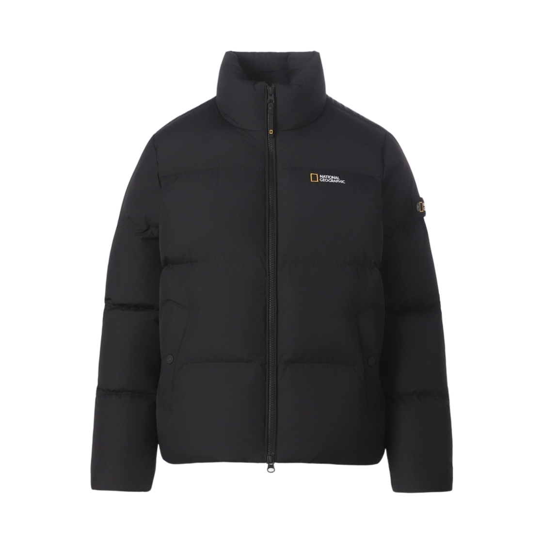 N264WDW921 (W) National Geographic Rayman Stand Neck Duck Down Jumper Black