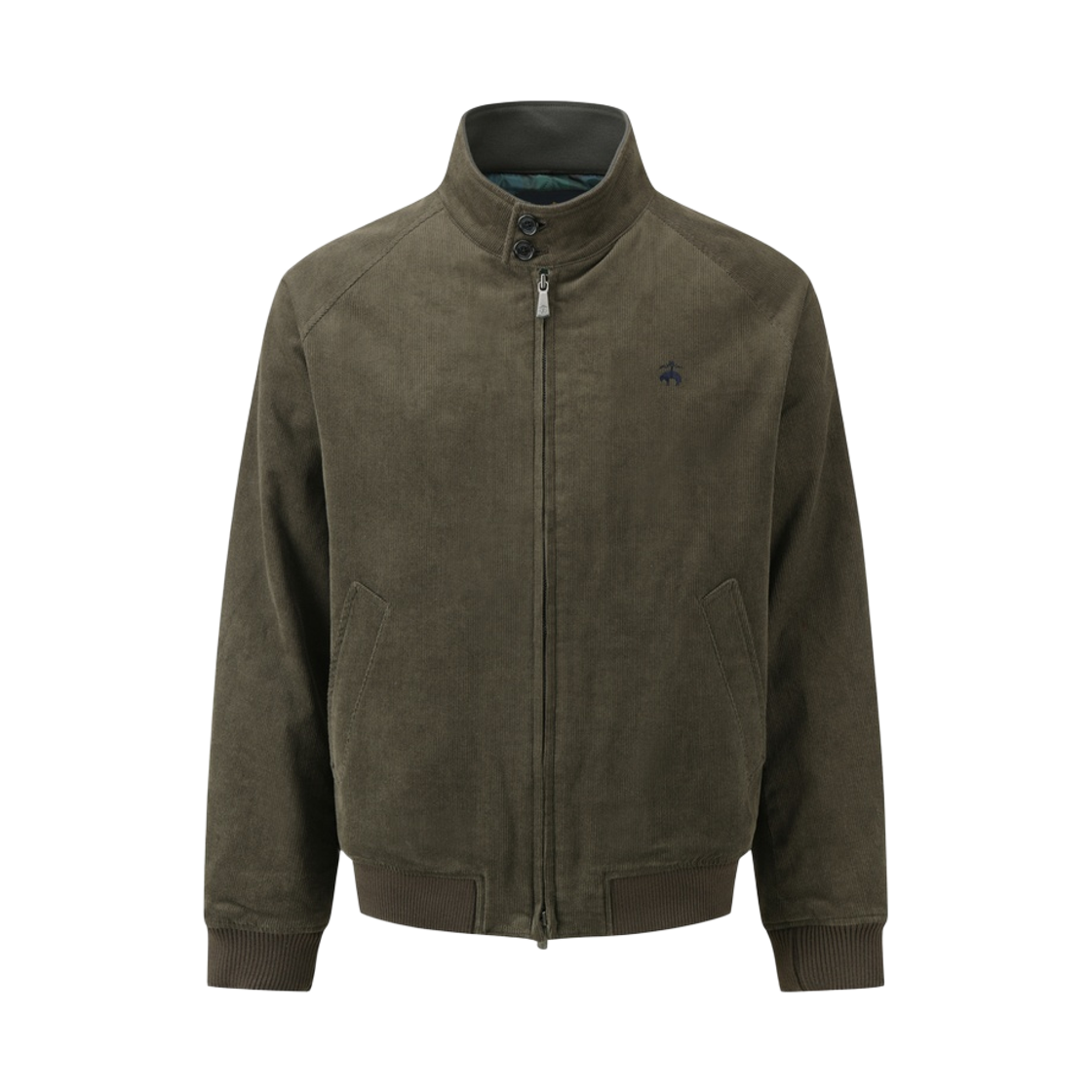 BBOPMBG302-ZKK BrooksBrothers Corduroy Harrington Jacket Khaki