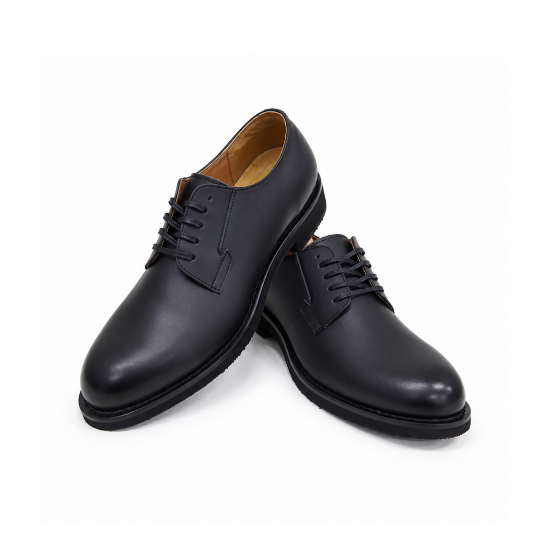 슬로우스텝 SP2604 스탠다드 더비 로퍼 카우하이드 블랙(SLOWSTEP SP2604 Standard Derby Loafer Cowhide Black) - 3