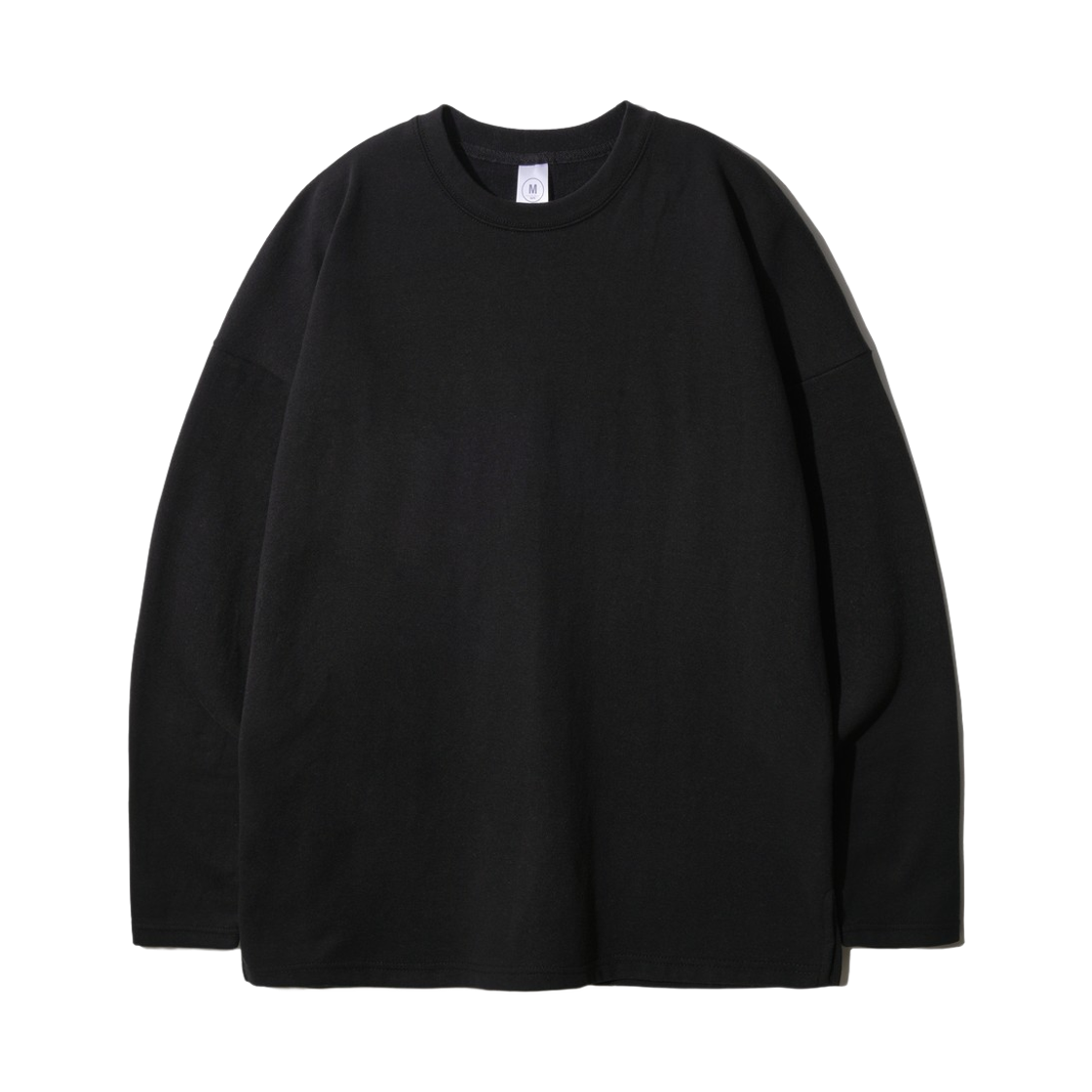 KJLT2153_black_k Overfit Layered Long T-Shirts Black KJLT2153
