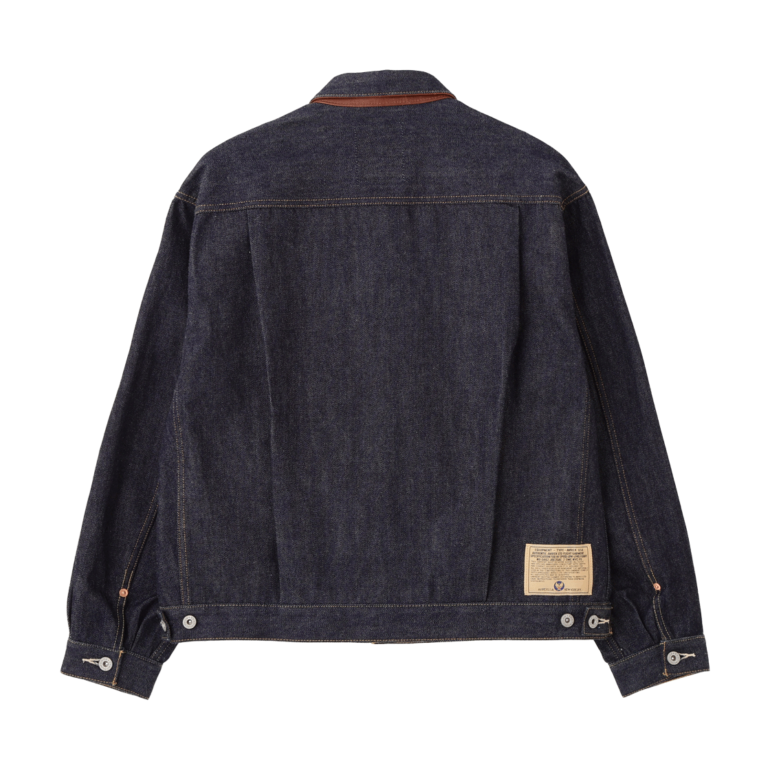 [예약배송] 아비렉스 헤리티치 데님 타입-2 자켓 "레더" 브라운([예약배송] Avirex Heritage Denim Type-2 Jacket "Leather" Brown) - 2
