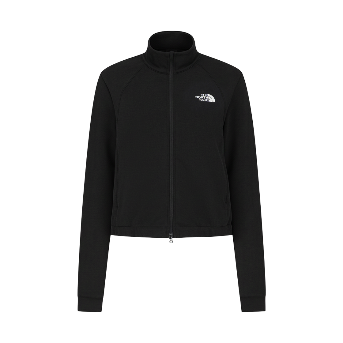 NJ5JS80J (W) The North Face White Label Drape Zip Up Black - 26FW