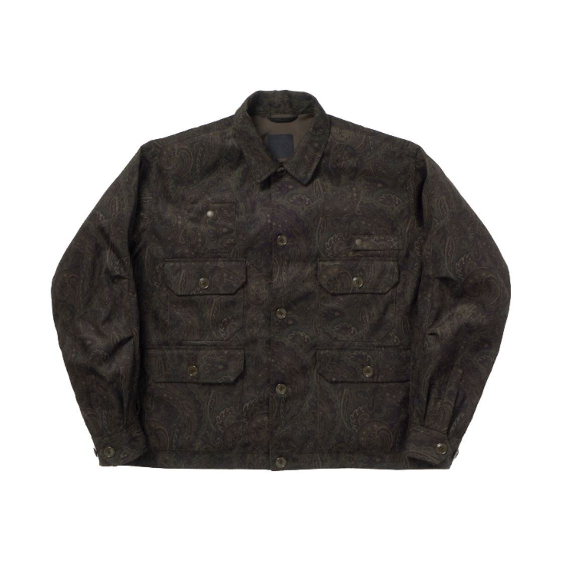 DM6DJABKD32DB DAIWA PIER39 Tech Flying Shirt Corduroy Paisley Dark Brown - 26FW