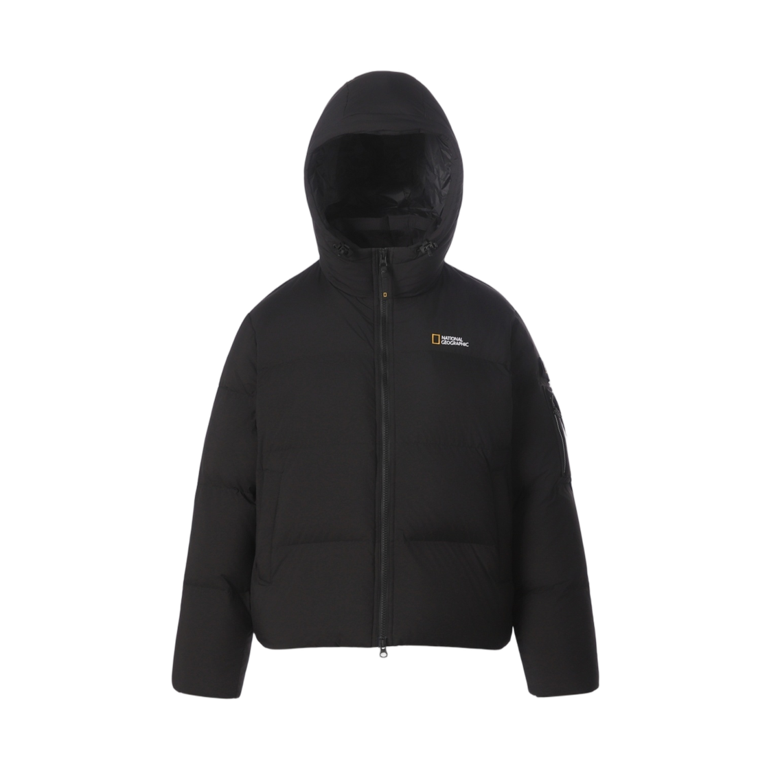 N264WDW880 (W) National Geographic Goldenmole Hooded Goose Down Jumper Black