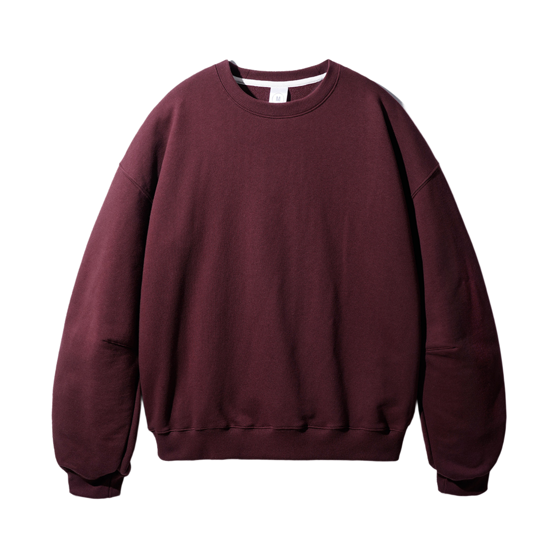 SOMT2528_burgundy_291 JEMUT Your Overfit Crop Sweatshirts Burgundy SOMT2528
