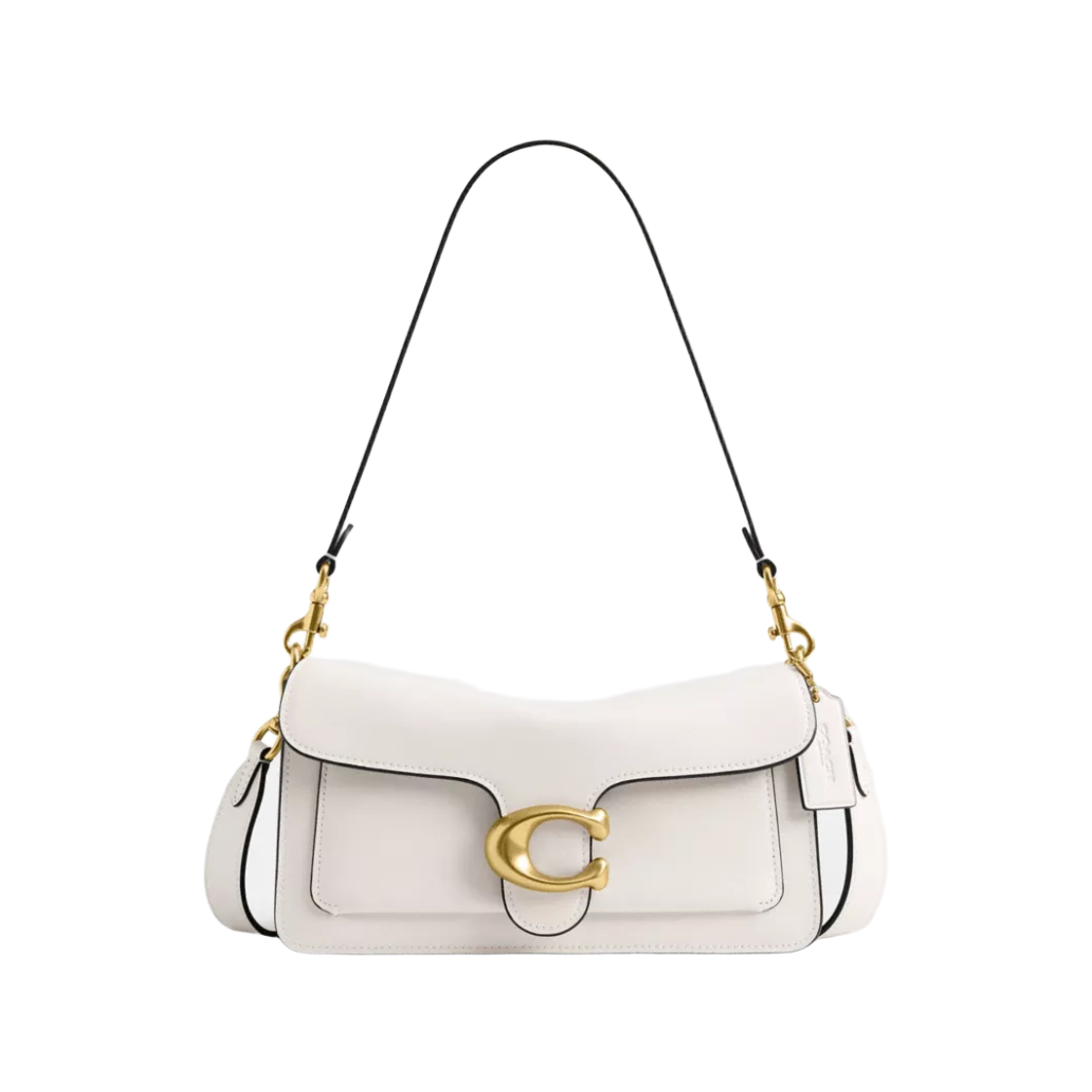 CCX04-B4HA Coach Tabby Shoulder Bag 26 in Grained Leather Brass Chalk