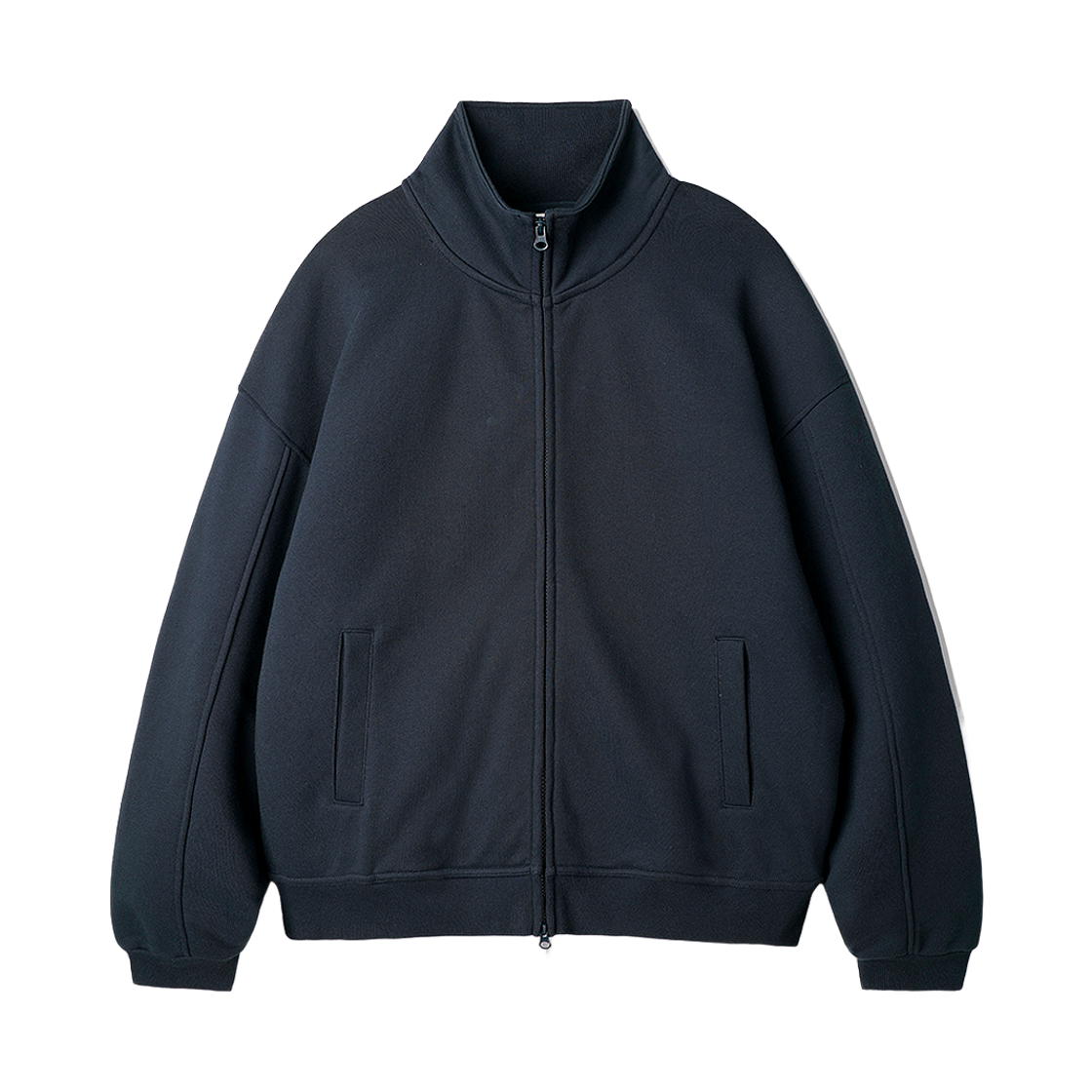 SJOT2675_navy_29 JEMUT Dayve Terry Full Zip Up Jacket Navy SJOT2675