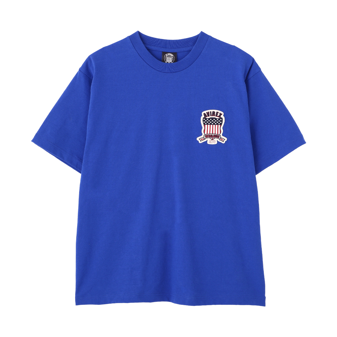 [예약배송] 아비렉스 숏 슬리브 시그니처 바시티 로고 티 블루([예약배송] Avirex Short Sleeve Signature Varsity Logo Tee Blue) - 2