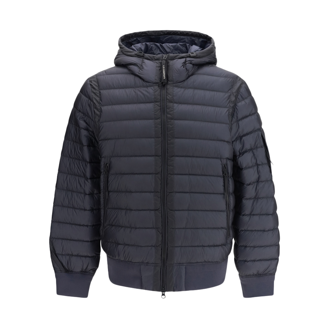 20CMOW055A 110416A 888 [25% 쿠폰] C.P. Company Lens Badge DD Shell Blouson Padded Jacket Navy - 26SS
