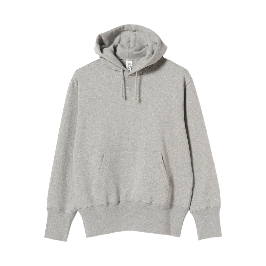 38-13-0074-593 Beams Plus x Loopwheeler Super Heavy Weight Sweat Pullover Hoodie Heather Grey