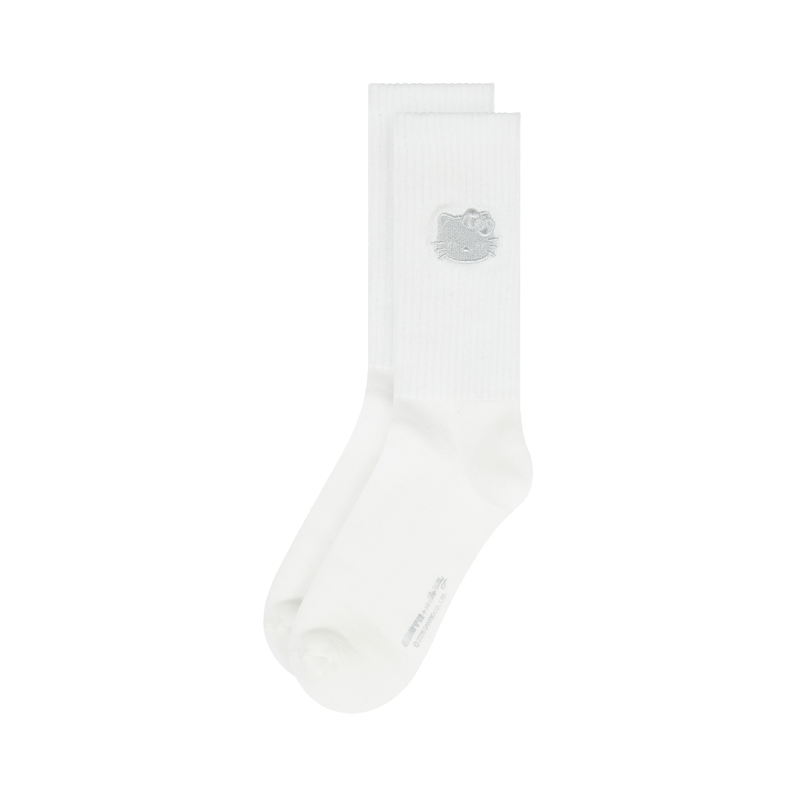 젠티 x 헬로 키티 삭스 크롬 01 화이트(Gentii x Hello Kitty Socks Chrome 01 White)