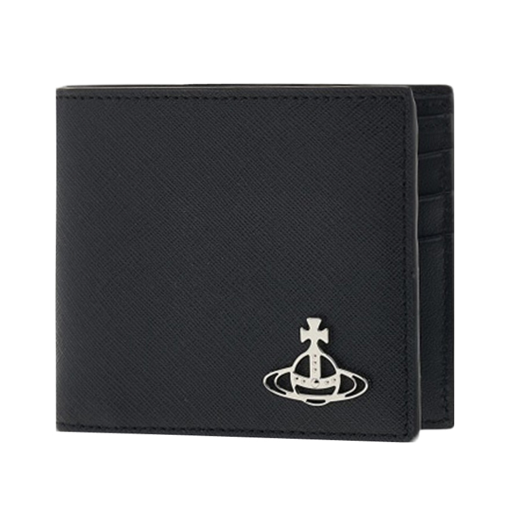 [15% 쿠폰] 비비안 웨스트우드 사피아노 빌폴드 블랙([15% 쿠폰] Vivienne Westwood Saffiano Billfold Black) - 2