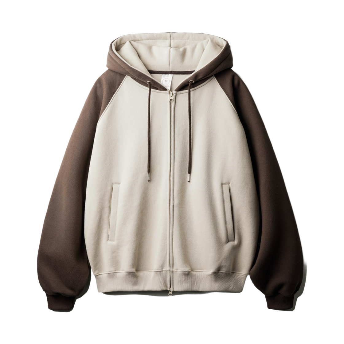 SOHD2608_brown_29 JEMUT Nova Overfit Raglan Hood Zip Up Brown SOHD2608