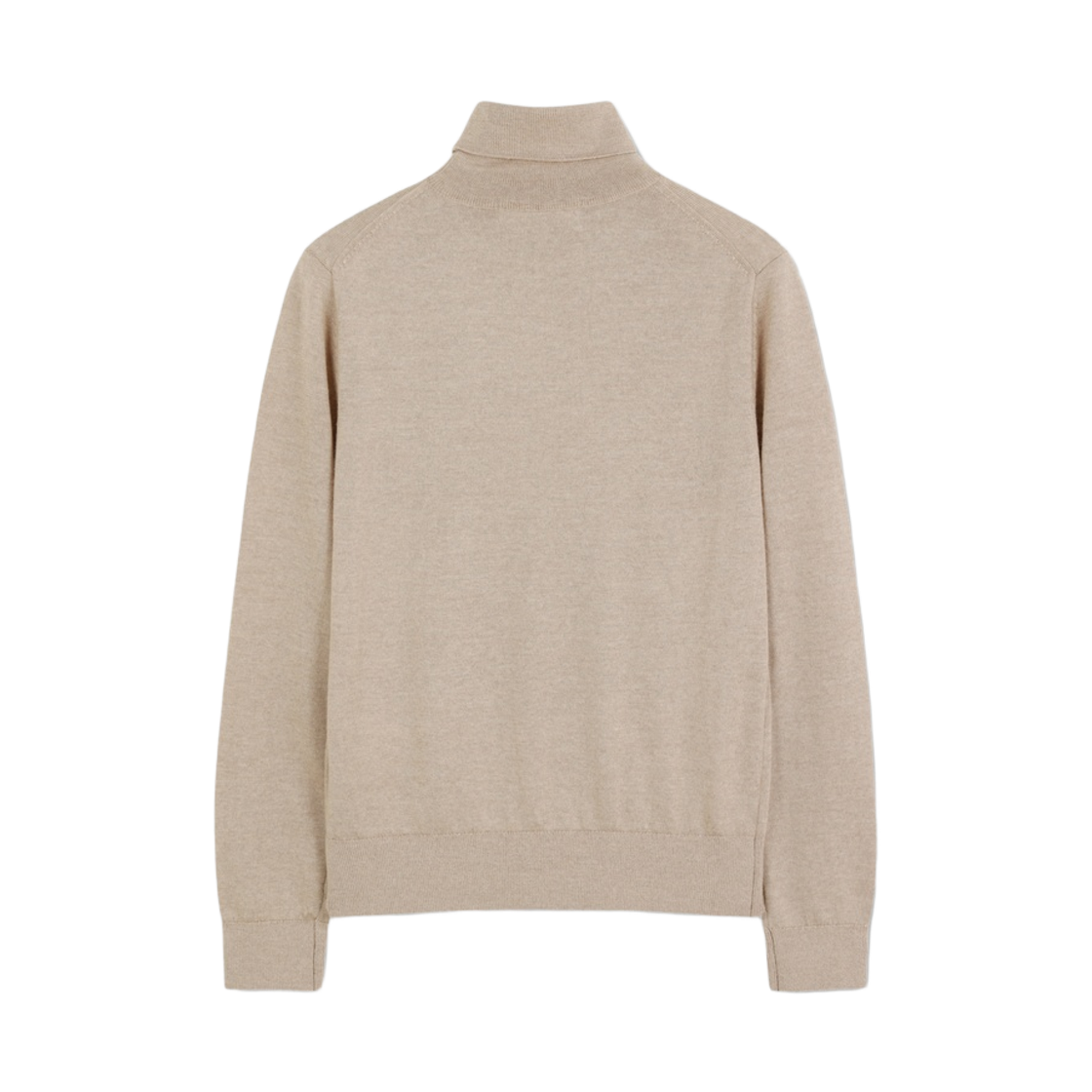 브룩스브라더스 여성 울 솔리드 터틀넥 베이지(BrooksBrothers Women's Wool Solid Turtleneck Beige) - 2