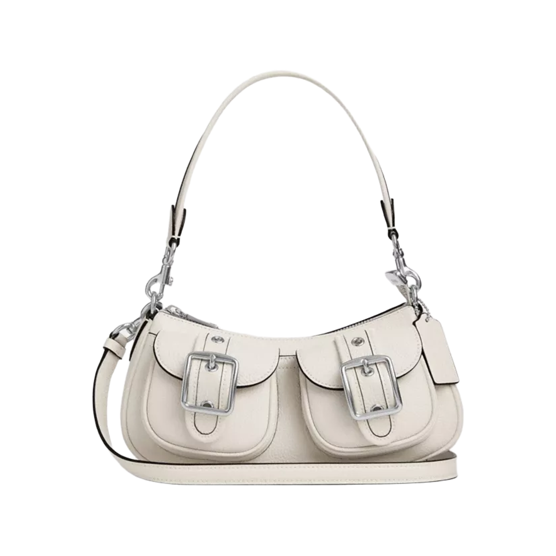 CM079-SVHA Coach Ashton Bag Silver Chalk