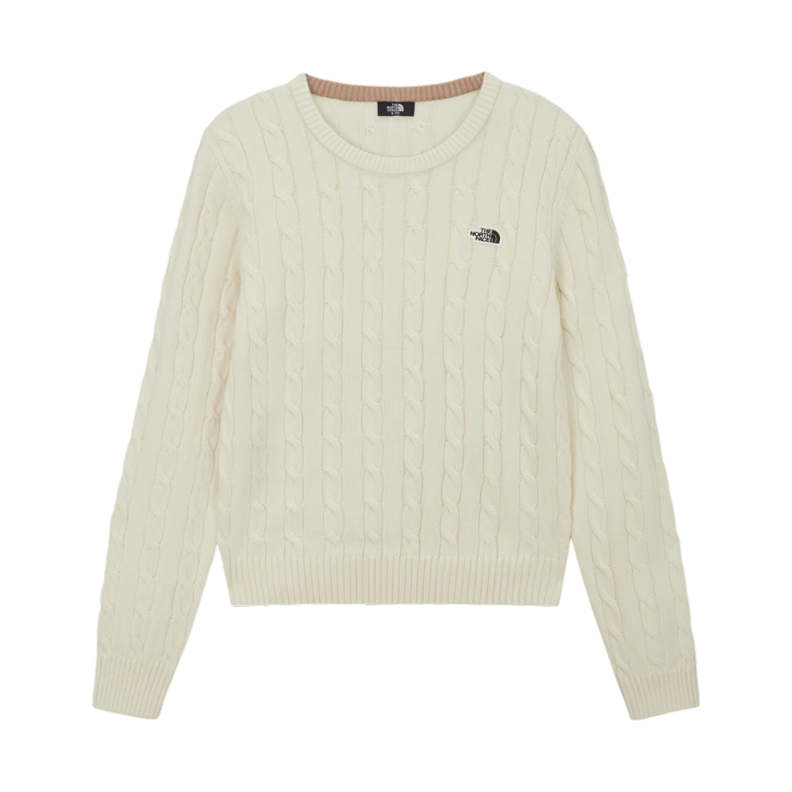 NT7AS82A (W) The North Face Cable Sweater Vanilla - 26FW