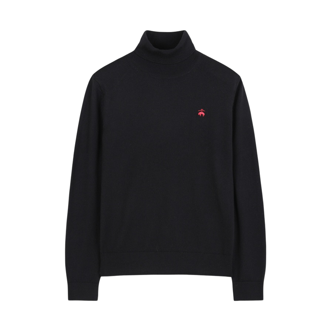 BBWUWBG405-ZBK BrooksBrothers Women's Wool Solid Turtleneck Black