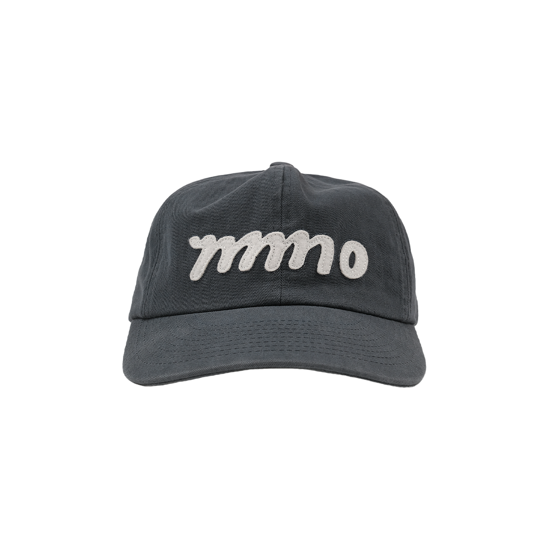 G-116 mmogarden mmo Applique Logo Washed Cap Navy