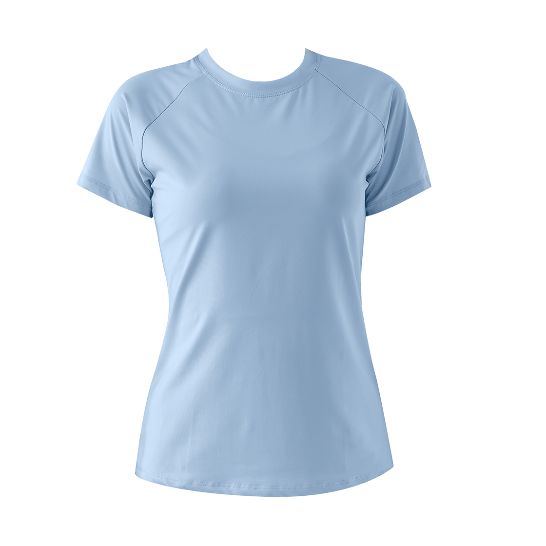 녹족 요가복 에센셜 쿨링 반팔티셔츠 S.블루(Nokjok Yoga Wear Essential Cooling Short-Sleeve T-shirt S.Blue)
