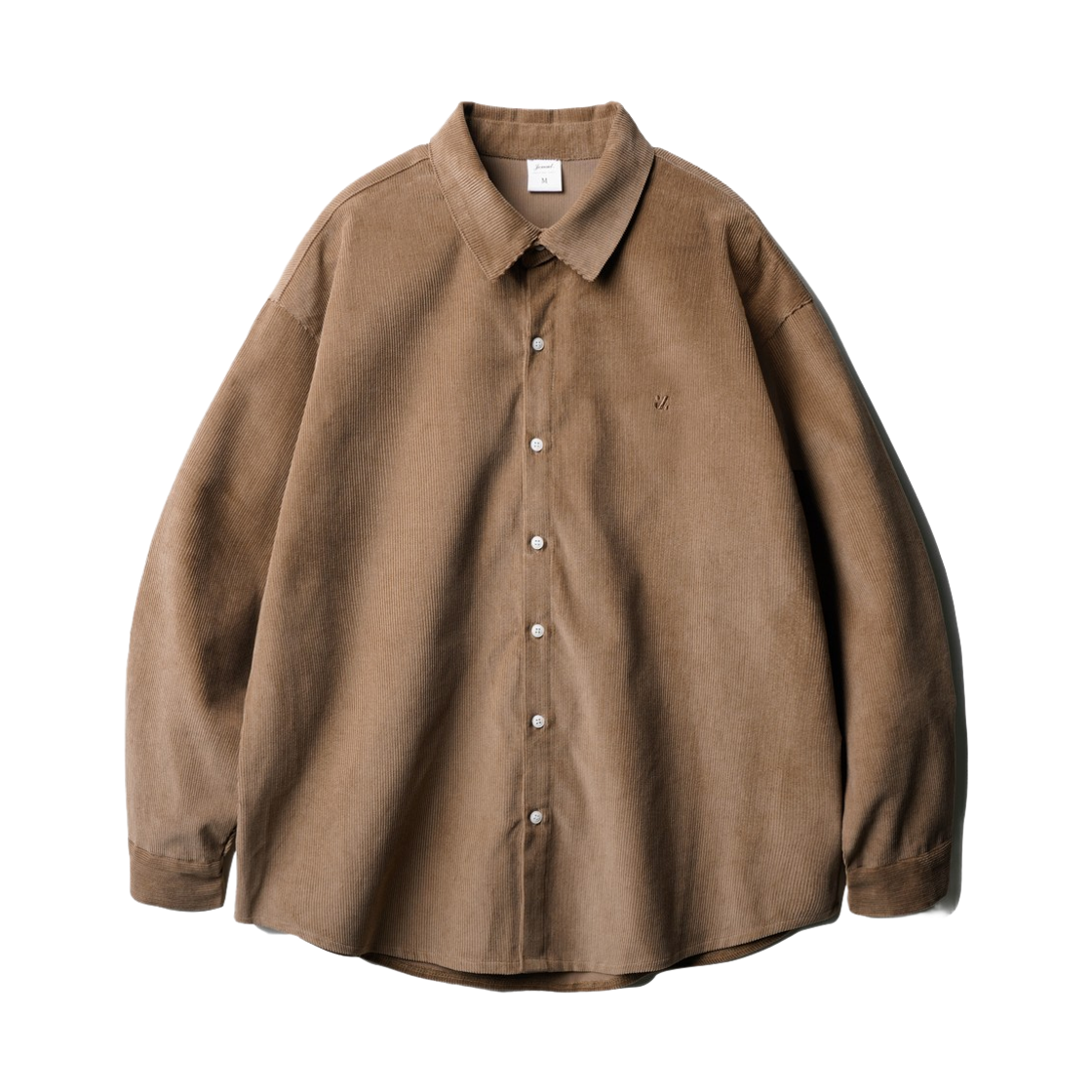 OYLS2601_mocha_29 JEMUT Rise Overfit Corduroy Shirts Mocha OYLS2601