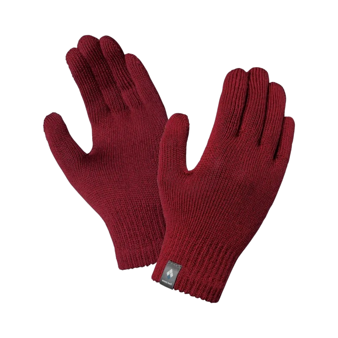 1118316 (Kids) Montbell Merino Wool Gloves Garnet