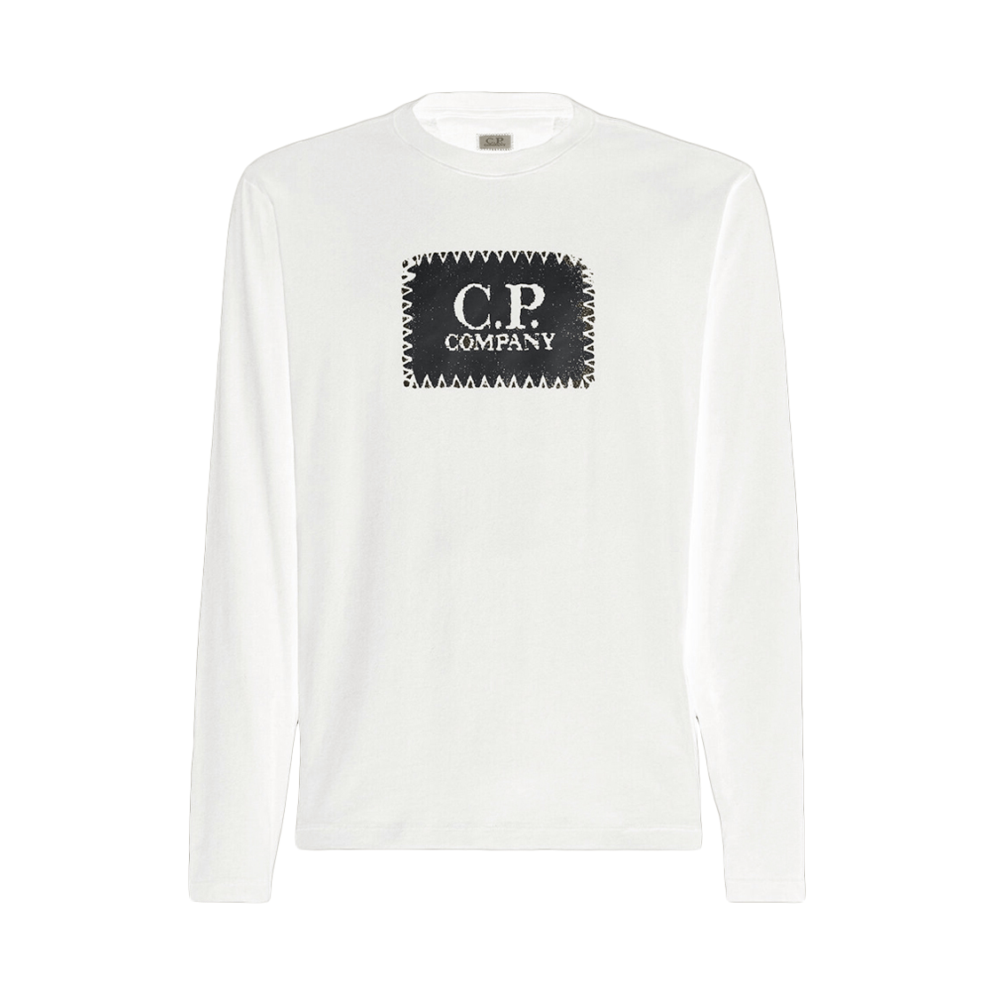 18CMTS137A 005100W 103 [25% 쿠폰] C.P. Company Long Sleeve T-Shirt White - 25SS
