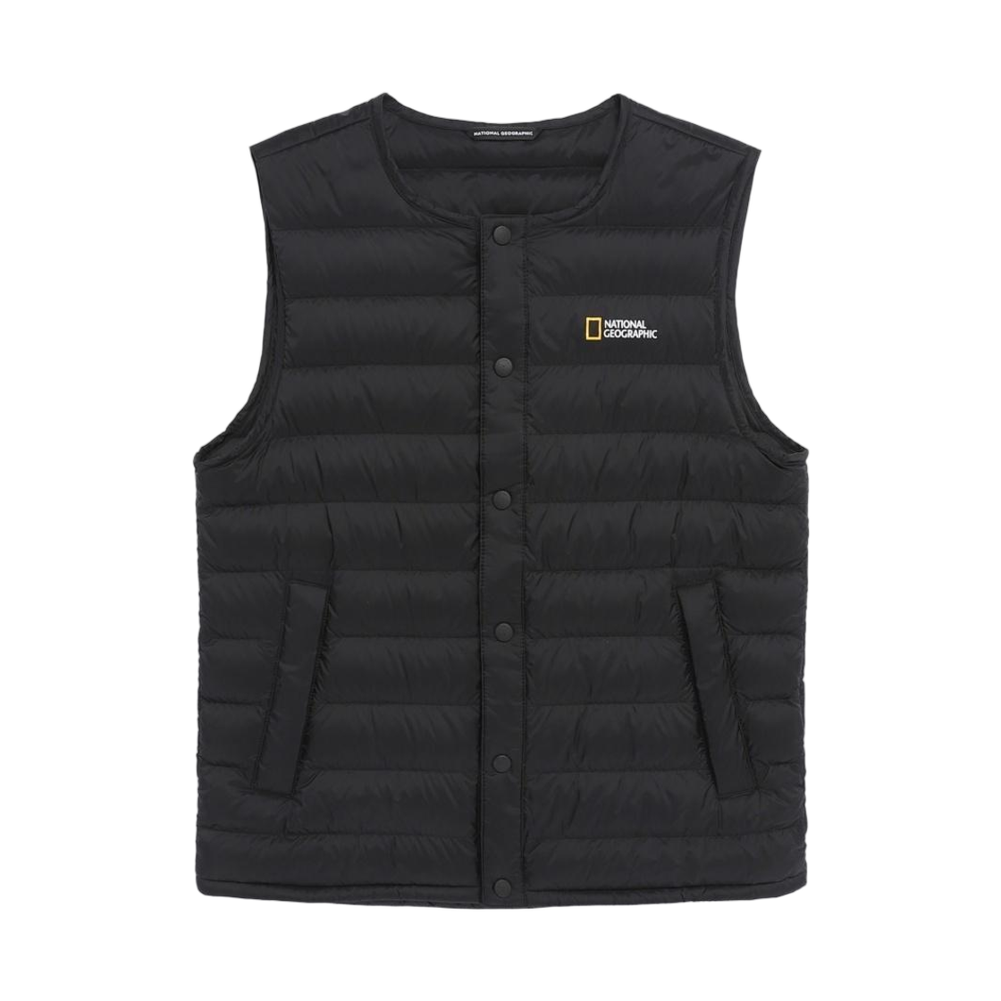 N261UDV010 National Geographic Kerus Lightweight Goose Down Vest Black