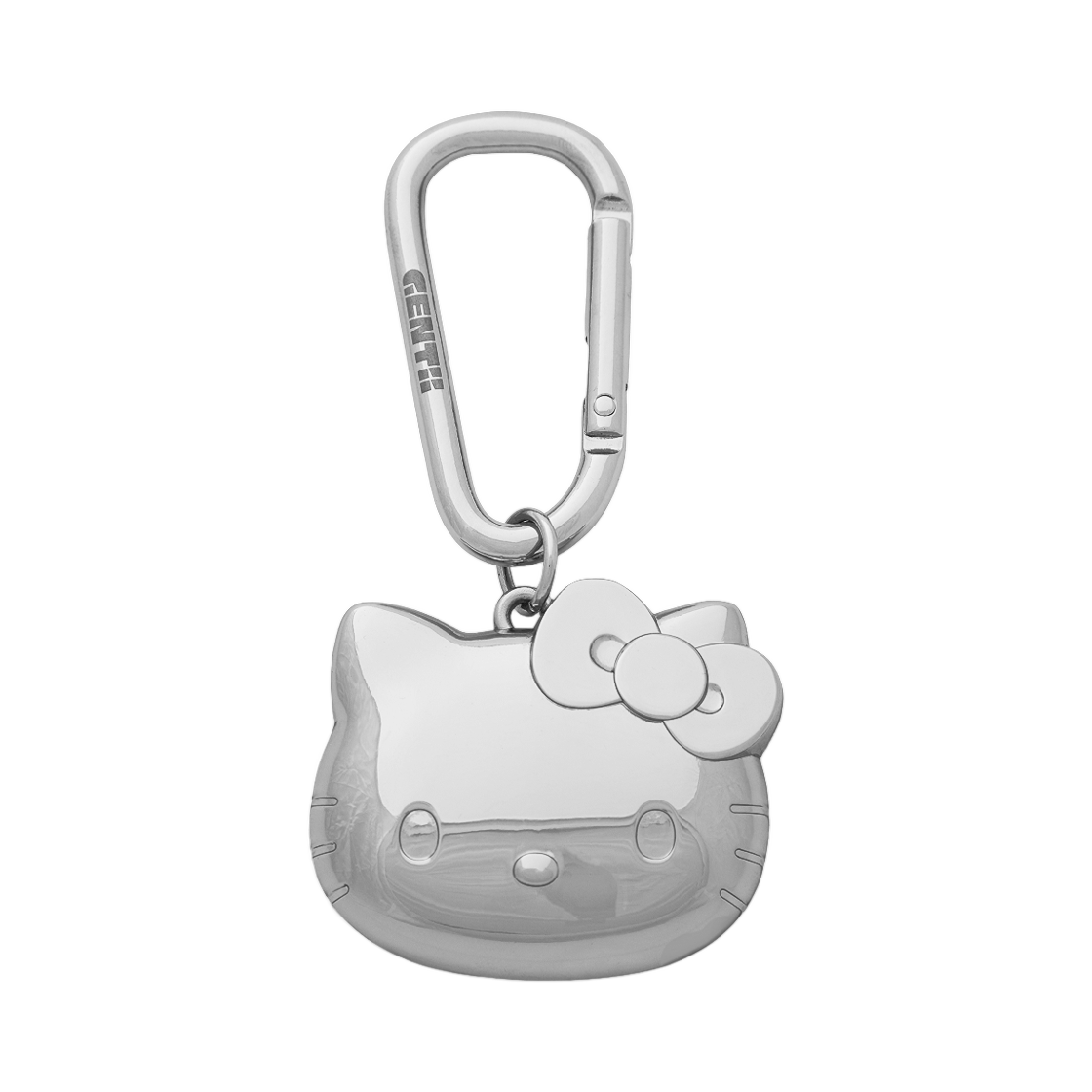 젠티 x 헬로 키티 카라비너 솔리드 키링 크롬 01 실버(Gentii x Hello Kitty Carabiner Solid Keyring Chrome 01 Silver) - 1