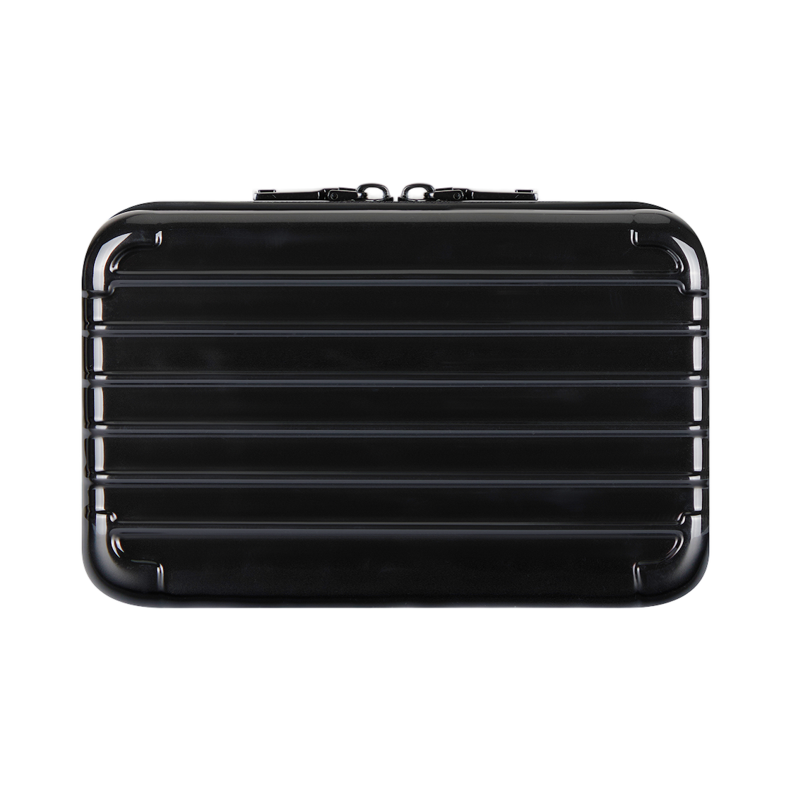 젠티 x 헬로 키티 하드 파우치 크롬 01 블랙(Gentii x Hello Kitty Hard Pouch Chrome 01 Black) - 2