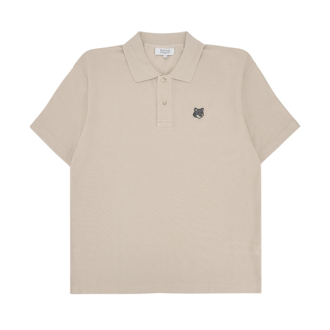 PM00210KP0001-0447 Maison Kitsune Fox Head Comfort Polo Lilac Powder