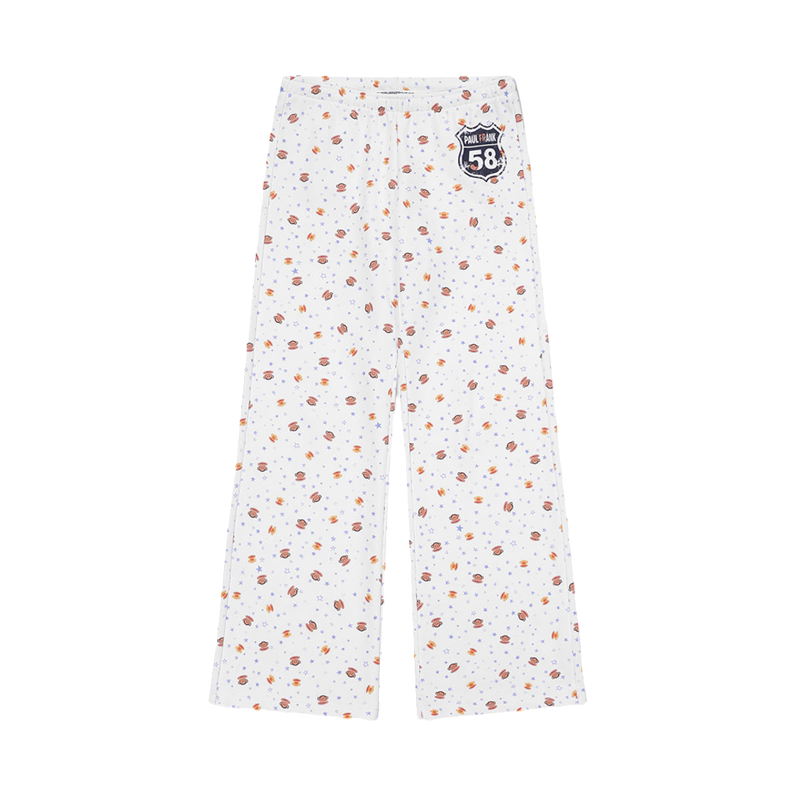(W) 썬번프로젝트 x 폴 프랭크 코튼 밴딩 팬츠 멀티((W) Sunburnproject x Paul Frank Cotton Banding Pants Multi) - 1
